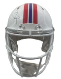 Tom Brady Autographed Patriots Throwback Authentic Speed Helmet Fanatics