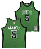 Celtics Kevin Garnett "HOF 20" Signed 10/6/07 Kelly Green M&N HWC Jersey JSA Wit