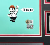 Mike Tyson Dual Auto Framed Punch-Out!! Cartridge & 11x14 Photo Collage NES JSA