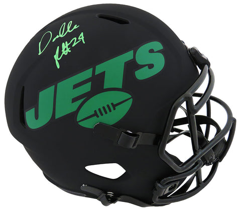 Darrelle Revis Signed Jets Eclipse Riddell Full Size Speed Rep Helmet - (SS COA)