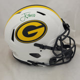 JORDAN LOVE SIGNED GREEN BAY PACKERS FS LUNAR ECLIPSE SPEED AUTHENTIC HELMET BAS