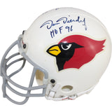 Jackie Smith Dan Dierdorf Signed Arizona Cardinals Mini Helmet HOF Beckett 52753