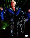 RIC FLAIR AUTOGRAPHED SIGNED FRAMED 8X10 PHOTO JSA STOCK #209417