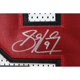 Sidney Crosby Autographed Shattuck St. Mary's White Jersey Frameworth 46965