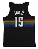 Nikola Jokic Authentic Signed Black Throwback Pro Style Jersey Autographed JSA