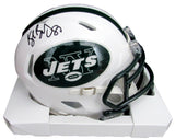Kyle Brady Signed/Auto White Mini Football Helmet New York Jets JSA 208063