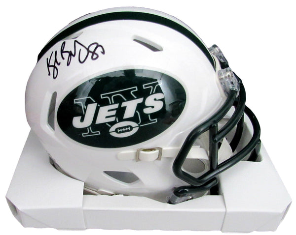 Kyle Brady Signed/Auto White Mini Football Helmet New York Jets JSA 208063