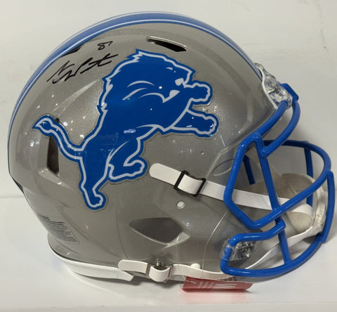 Sam LaPorta Signed FS Speed Authentic Helmet Auto Fanatics Coa Detroit Lions