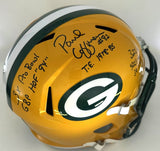 Packers PAUL COFFMAN DUAL Signed Full Size Replica Helmet AUTO w/ Stats - BAS