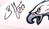 Brian Dawkins Autographed Eagles Logo Football-Beckett W Hologram *Black