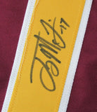Terry McLaurin Autographed Maroon Custom Football Jersey Commanders Beckett