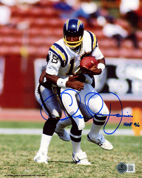 Charlie Joiner Signed San Diego Chargers 8x10 Photo HOF Beckett 45732