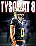 Jordyn Tyson Signed New Orleans Saints Nike Authentic Jersey /Beckett/1st Rnd Pk
