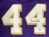 Jerry West Signed Los Angeles Purple Basketball Jersey 2 PSA ITP