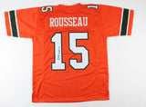 Gregory Rousseau Signed Miami Hurricanes Jersey (JSA COA) 2019 15.5 Sacks Canes