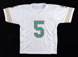 Sean Young (Ray Finkle) Signed Laces Out Jersey (PSA) Ace Ventura Miami Dolphin