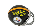 Jack Lambert Autographed Pittsburgh Steelers TB Mini Helmet Beckett 42156