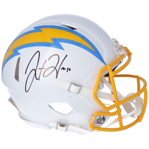 Justin Herbert Autographed Los Angeles Chargers Speed Authentic Helmet Fanatics