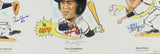 Tom Glavin, Steve Avaery, Terry Pendleton Signed Atlanta Braves Framed Artwork