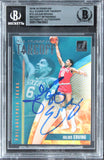 76ers Julius Erving Authentic Signed 2018 Donruss ACFT #13 Card BAS Slabbed