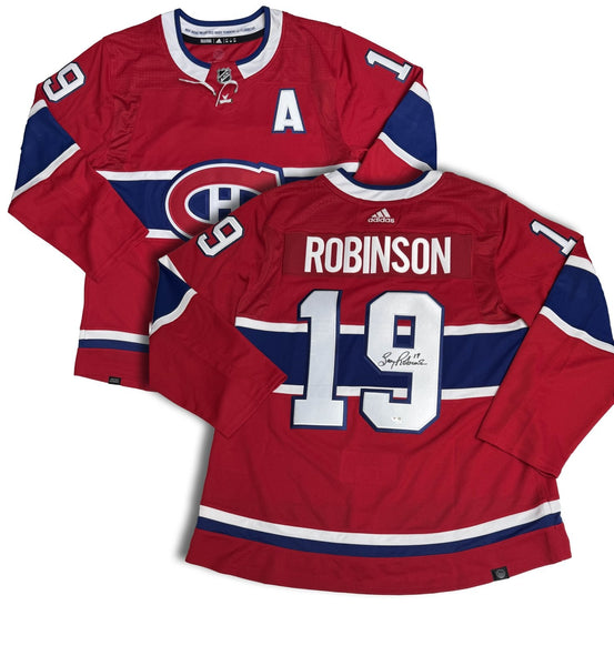 Larry Robinson Autographed Montreal Canadiens Authentic Red Jersey Fanatics