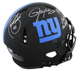 Giants ROH (4) Barber, Taylor +2 Signed Eclipse F/S Speed Proline Helmet BAS Wit