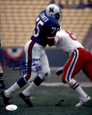 Deacon Jones LA Rams Signed/Inscribed HOF 8x10 Pro Bowl Photo JSA 161692