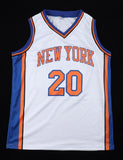 Mike Bibby Signed New York Knicks Jersey (Steiner) 1997 NCAA Champion Arizona