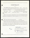 Fritz Crisler HOF Michigan Head Coach Signed/Auto Contract PSA BA199027