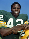 John Brockington Signed Packers Jersey (JSA) Green Bay 1st Round Pick 1971 / R.B