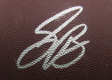 Saquon Barkley Signed Leather Wilson NFL Football Philadelphia Eagles JSA 210033