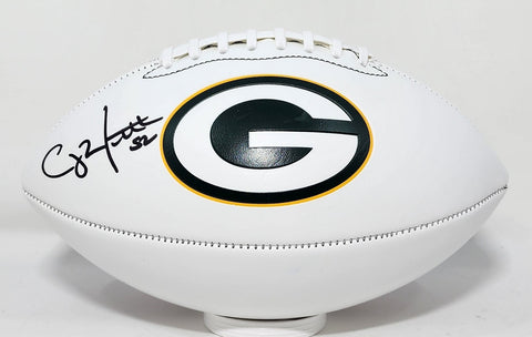 Packers XLV Champ CLAY MATTHEWS Signed Wilson White Panel Football AUTO - JSA