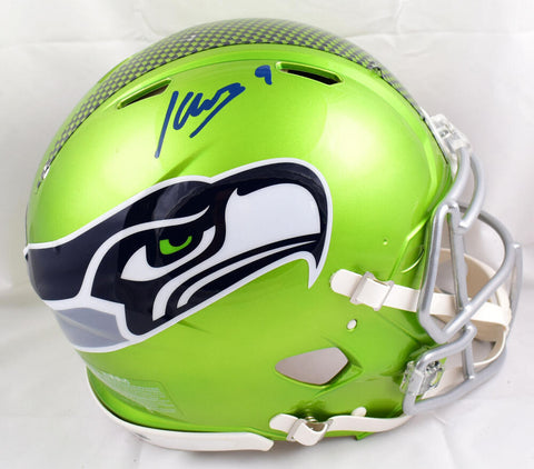 Kenneth Walker III Signed Seahawks F/S Flash Speed Authentic Helmet- BA W Holo