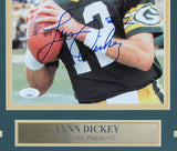 Lynn Dickey Green Bay Packers Signed/Auto 8x10 Photo Framed JSA 157412