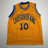 Autographed/Signed Tim Hardaway Golden State Yellow Jersey Beckett BAS COA