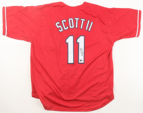 Victor Scott II Signed St. Louis Cardinals Jersey (Beckett) 2025 Rookie O.F.