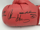 Boxing Greats Autographed Glove Leonard Hearns Duran Beckett PSA/DNA 7A73918