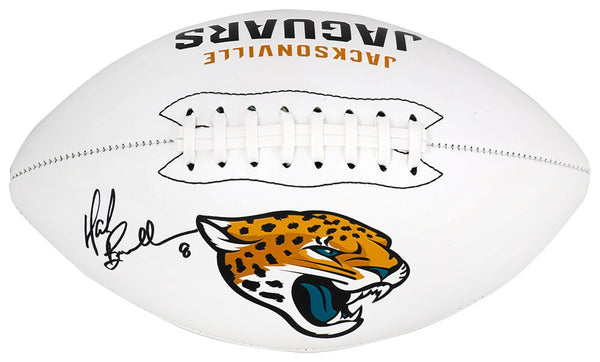 Mark Brunell Signed Jaguars Logo Franklin White Football - (SCHWARTZ SPORTS COA)