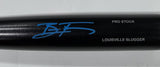 Brice Turang Signed Black Replica Louisville Slugger Bat AUTO - BAS