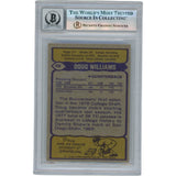 Doug Williams Autographed 1979 Topps #48 Slabbed Trading Card Beckett 50633
