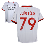 Joao Felix Signed AC Milan Away Soccer Jersey #79 with Beckett COA