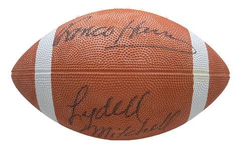 Franco Harris Lydell Mitchell Penn State Signed Sysco Football BAS LOA