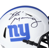 ELI MANNING Autographed Giants Lunar Eclipse Mini Speed Helmet FANATICS