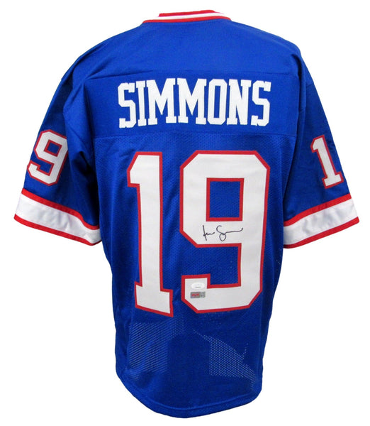 Isaiah Simmons Signed/Auto Blue New York Giants Football Jersey JSA 208156