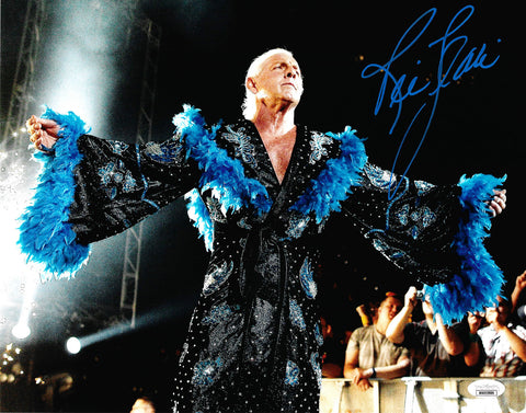 RIC FLAIR AUTOGRAPHED SIGNED 11X14 PHOTO JSA STOCK #203578