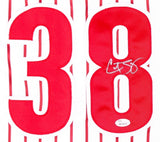 Curt Schilling Signed Philadelphia Phillies Pinstriped Jersey (JSA COA)