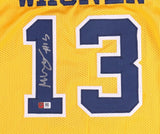 Mo Wagner Signed Michigan Wolverines Jersey (PA COA) Lakers 1st Round Pick 2018