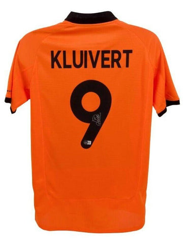 Patrick Kluivert Signed Holland National Team Jersey (Beckett) 1998 World Cup