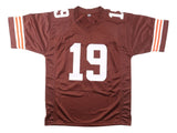 Bernie Kosar Cleveland Signed Brown Football Jersey JSA QR Hologram