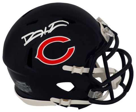 Devin Hester Signed Chicago Bears Riddell Speed Mini Helmet - (JSA COA)